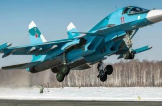 Ukrajinské vzdušné sily tvrdia, že zostrelili dve ruské stíhačky Su-34